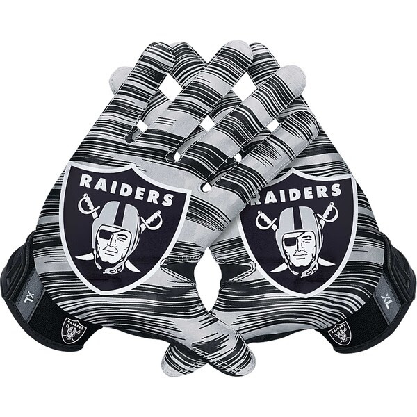 Mens Oakland Raiders Nike NFL Vapor Jet 3.0 Authentic Gloves NFLShop.com Mens Oakland Raiders Nike NFL Vapor Jet 3.0 Authentic Gloves NFLShop.com
