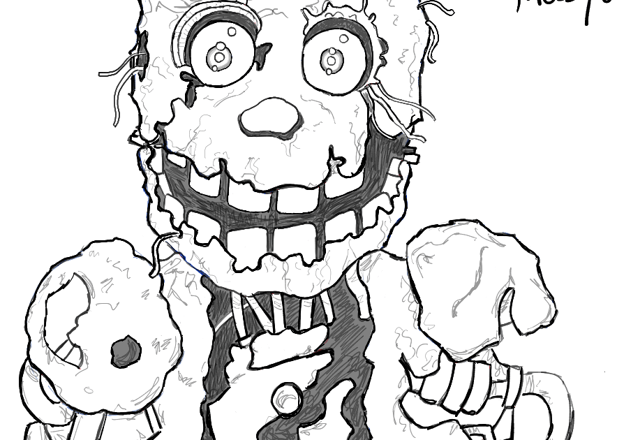 Free Printable Springtrap Coloring Pages