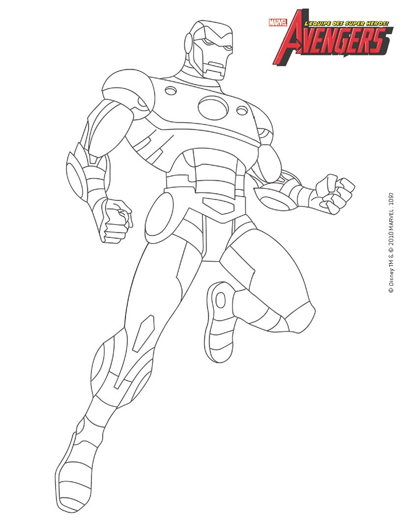 Coloriage204 coloriage à imprimer iron man