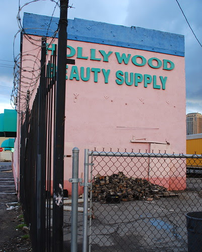 Hollywood Beuaty Supply with Vintage Cobblestones