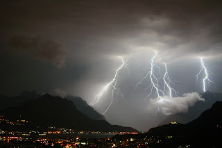 temporale a Lecco