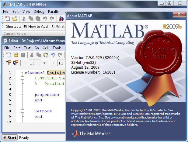 MatLab R2009b 64 bit