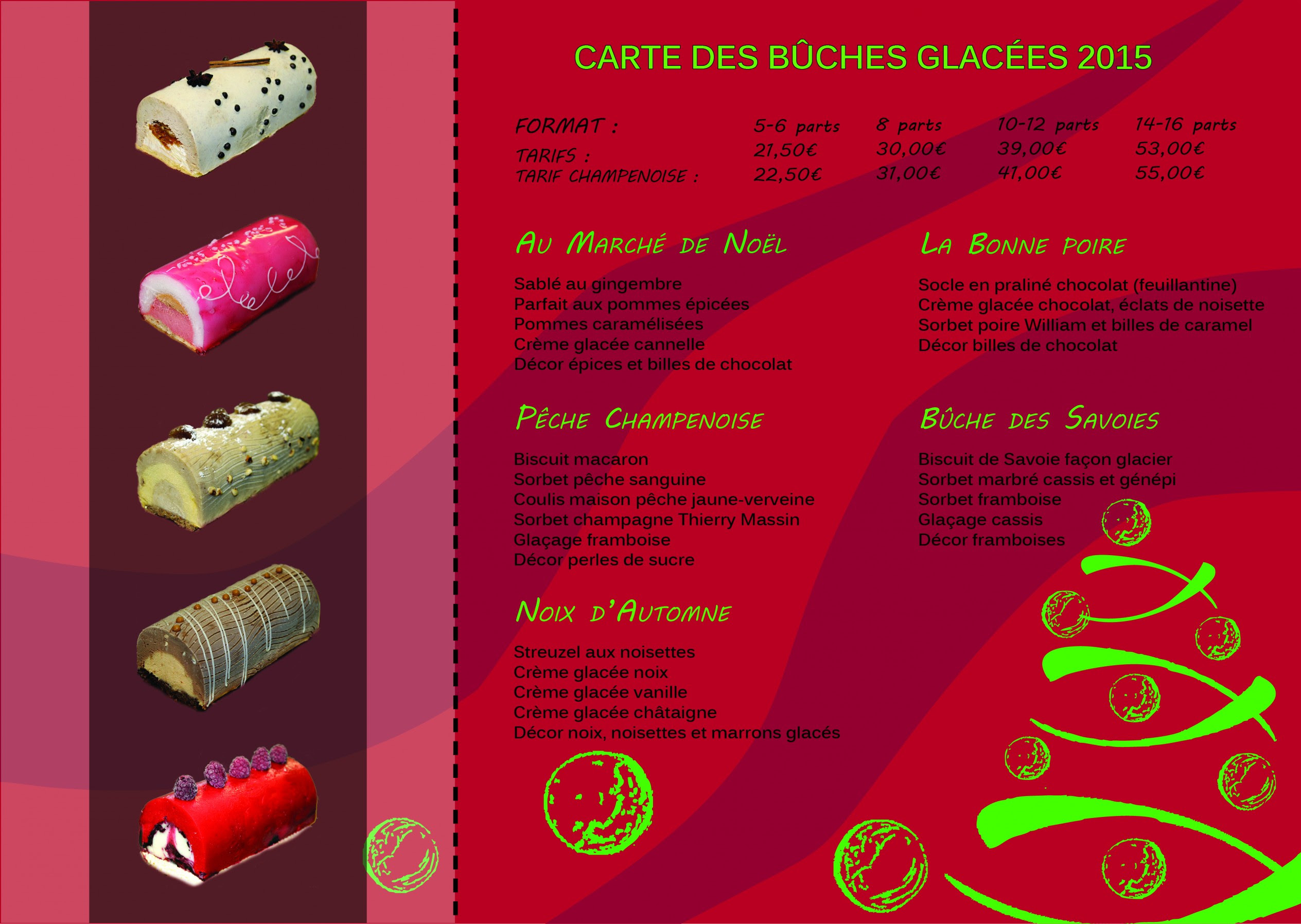 Carte Buche De Noel | Noel 2017