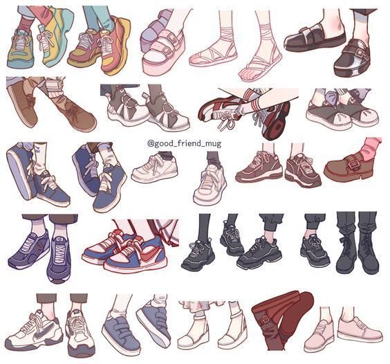 Boot Drawing Reference - Useful drawing references and sketches for