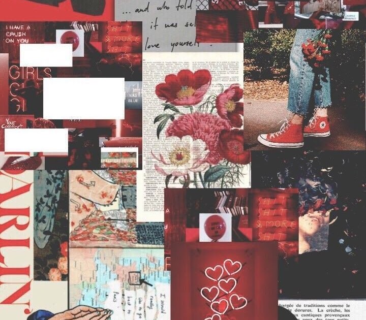 Red And Grey Wallpaper Aesthetic : Red Love Aesthetic Wallpapers ...