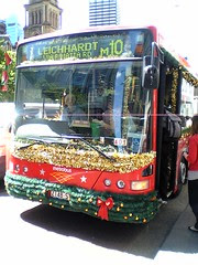Sydney m10 Metrobus Sydney with Christmas decorations