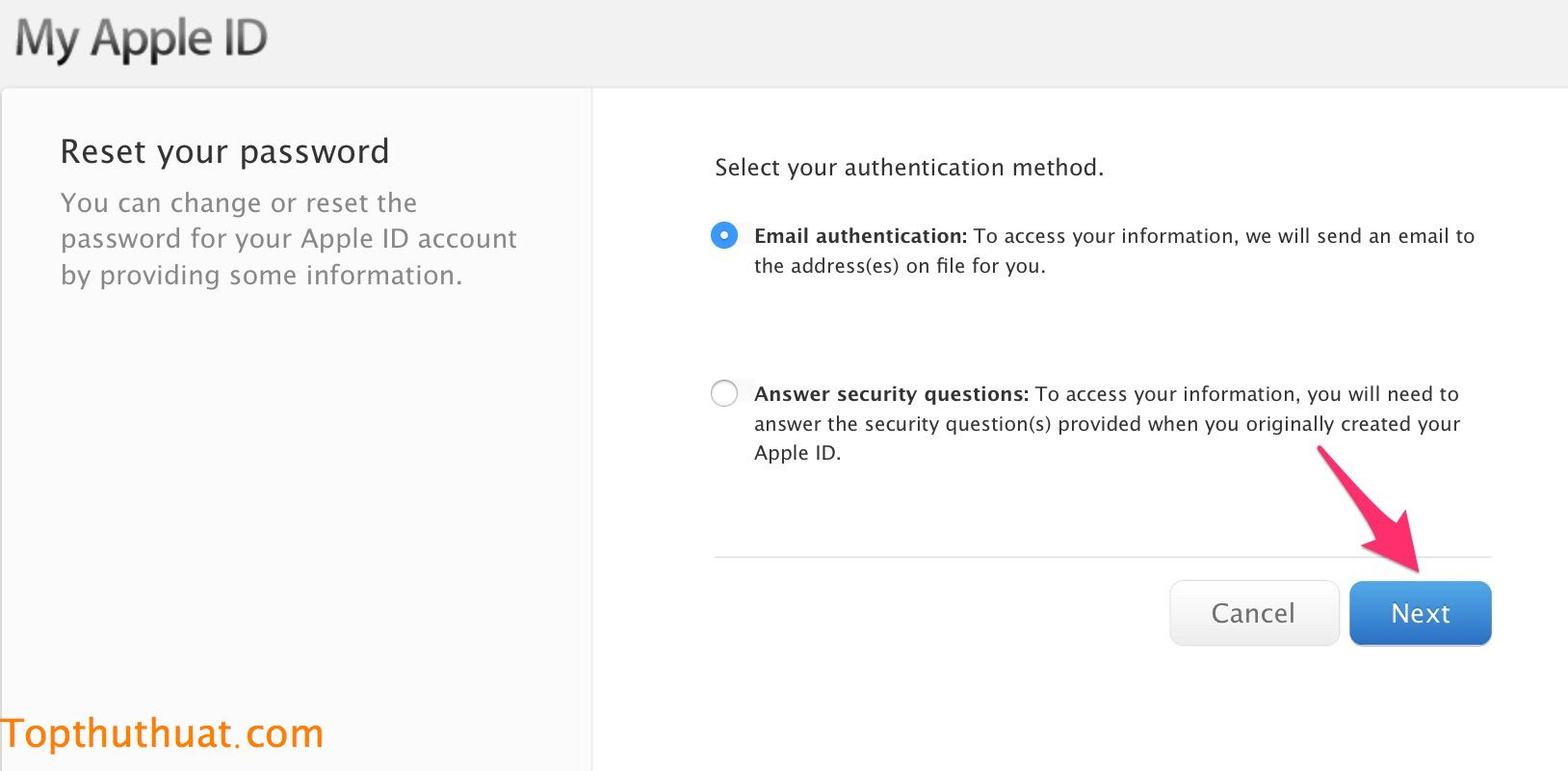 Cách lấy lại mật khẩu Apple ID khi quên trên iPhone, iPad MagOne 2016