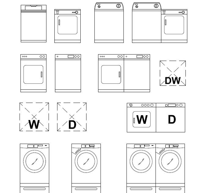 Kitchen Floor Plan Symbols Appliances Pdf - House Plan