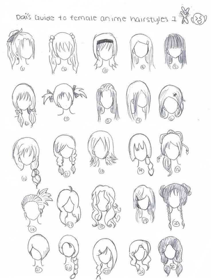 Featured image of post Anime Hairstyles Drawing Female - Mistress 9 from anime shows certainly present a wide variety of female hairstyles, of all colors and shapes.