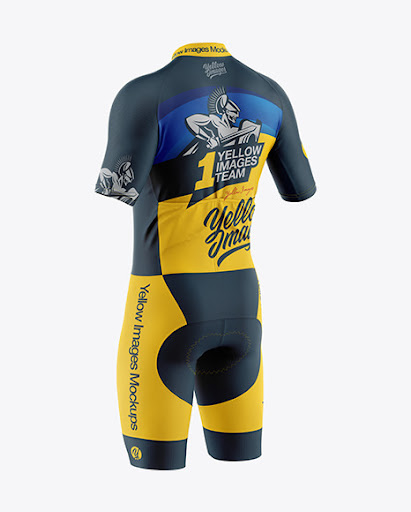 Download Mens Cycling Suit Jersey Mockup PSD File 227.59 MB