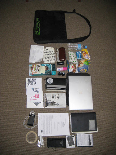What's in my bag: electrofringe 09, day 2
