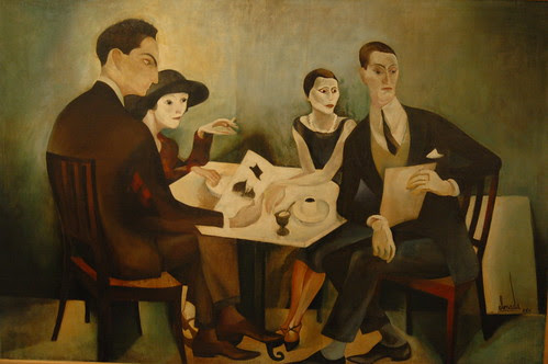 José de Almada Negreiros: Auto-Retrato num grupo (1925)