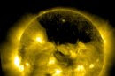 Spacecraft Sees Giant 'Hole' In the Sun (Video)
