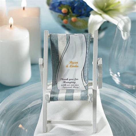 Folding Beach Chair Place Card Holders Folding Beach Chair Place Card Holders