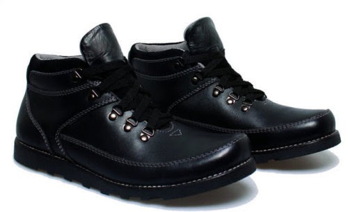  Toko  Sepatu  Indonesia Sepatu  pria  BHD 002 kulit hitam 