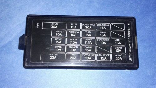 1998 Mazda B2500 Fuse Box Diagram - Wiring Diagram Schemas