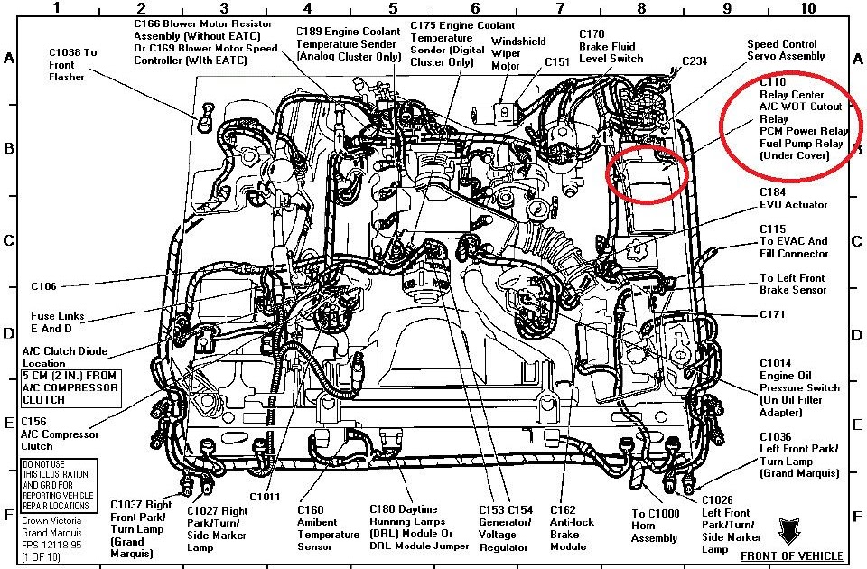 2001 Mercury Grand Marquis Fuse Box | schematic and wiring diagram
