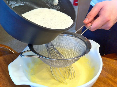Slowly Whisk in Hot Milk