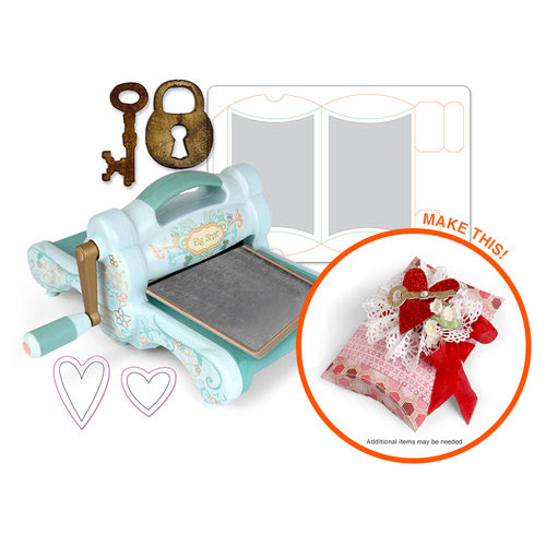 Sizzix - Big Shot Machine - Key to My Heart Gift Box Die Kit (Scrapbook.com Exclusive)