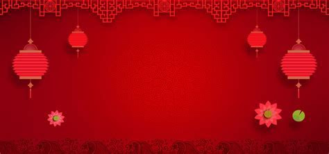 Chinese New Year Festive Red Chinese Style Poster Banner Chinese New Year Festive Red Chinese Style Poster Banner