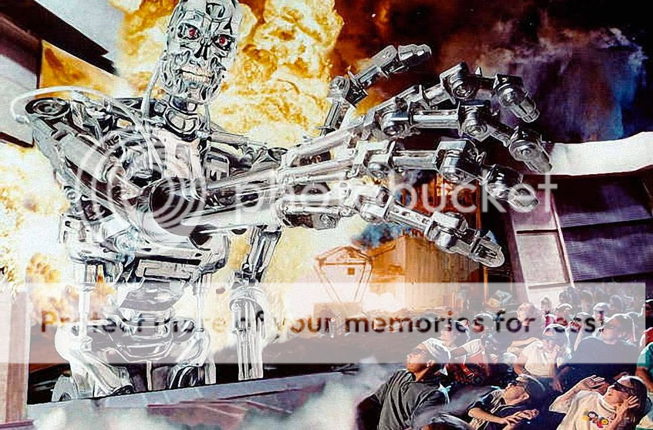 Universal Studios Terminator 2 3d Artwork Disney And More