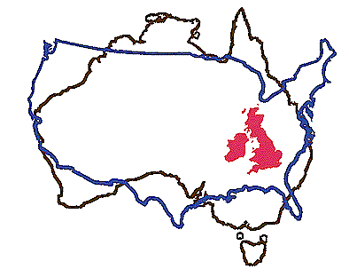 Usa Vs Australia Size Comparison / Should we condense the United States