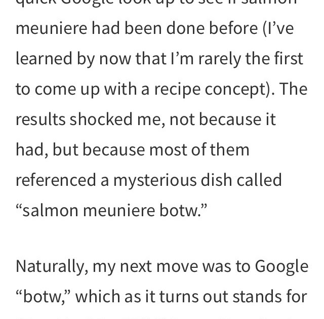 Botw Salmon Meuniere Recipe ~ Zelda Breath Of The Wild Guide Recital At