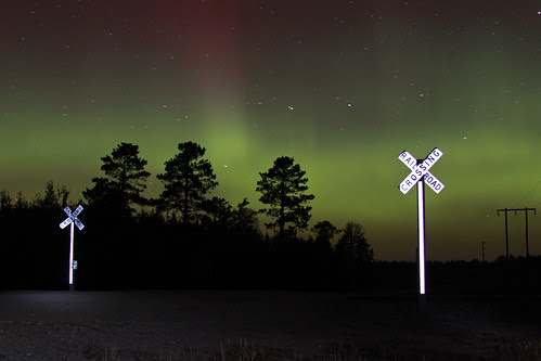 Northern Lights over Cass Lake