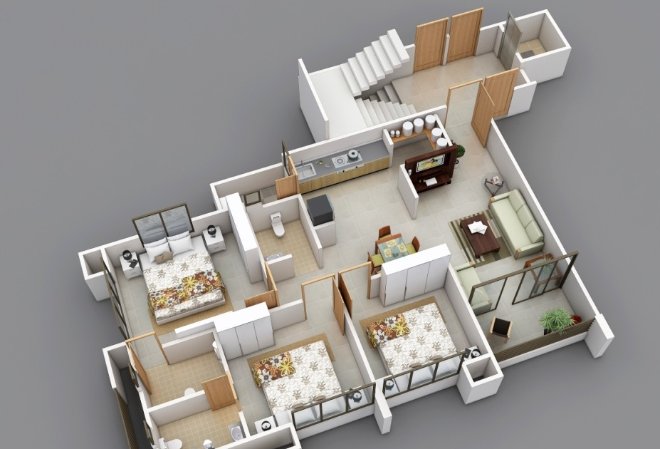 Gambar Rumah Tiga Dimensi Gambar Con Gambar Rumah Tiga Dimensi Gambar Con