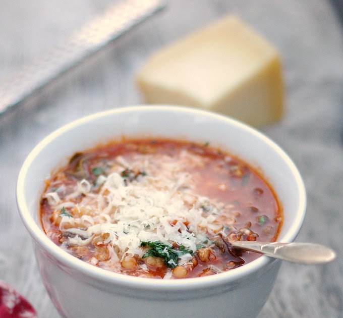 Swiss Chard, White Bean & Sausage Soup | The Garden of Eating