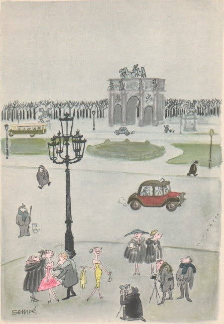 "Comment on s'enrhume à Paris", 1961, Jean-Jacques Sempé