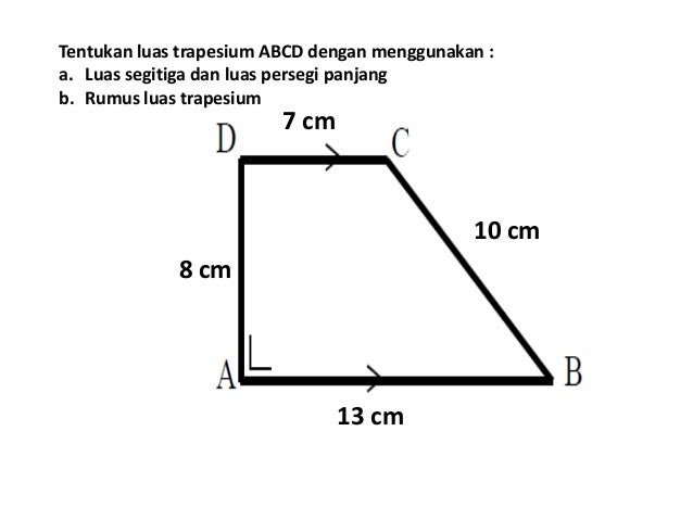 Cara Menghitung Luas Trapesium Dan Layang Layang Rumus