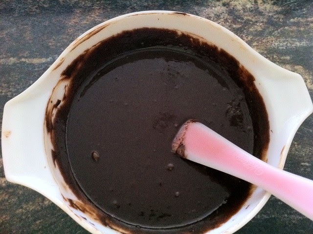 Chocolate Folded into Batter