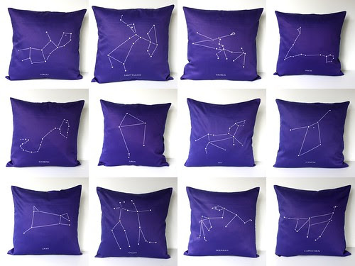 Zodiac Pillows by cath @ chunkychooky
