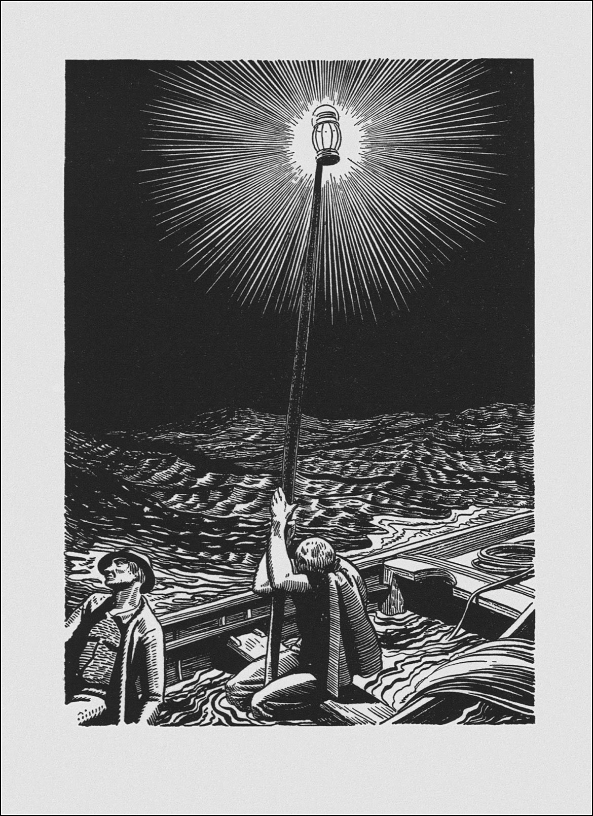 Moby Dick or, The Whale. Illustrated by Rockwell Kent. - Book Graphics