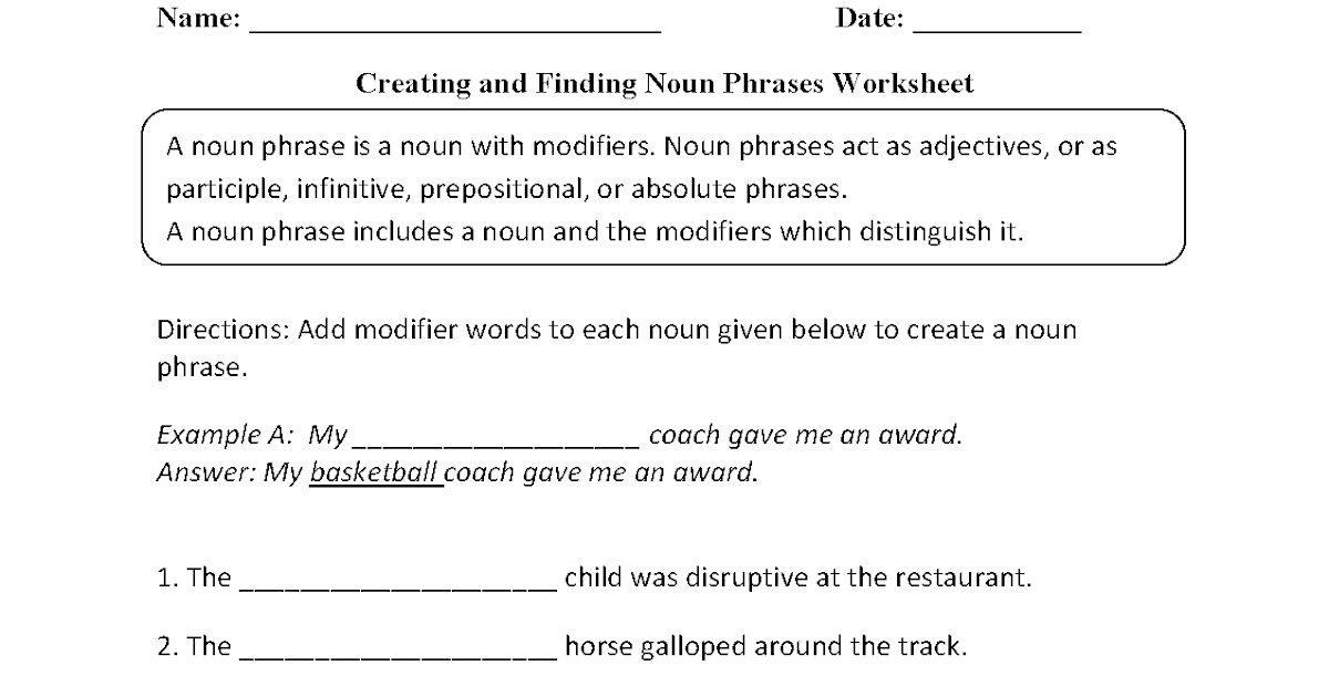 5th Grade Prepositional Phrases Worksheet