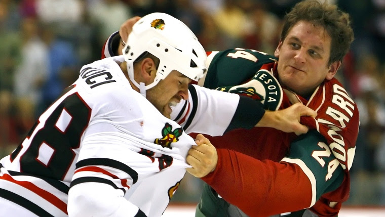 David Koci et Derek Boogaard