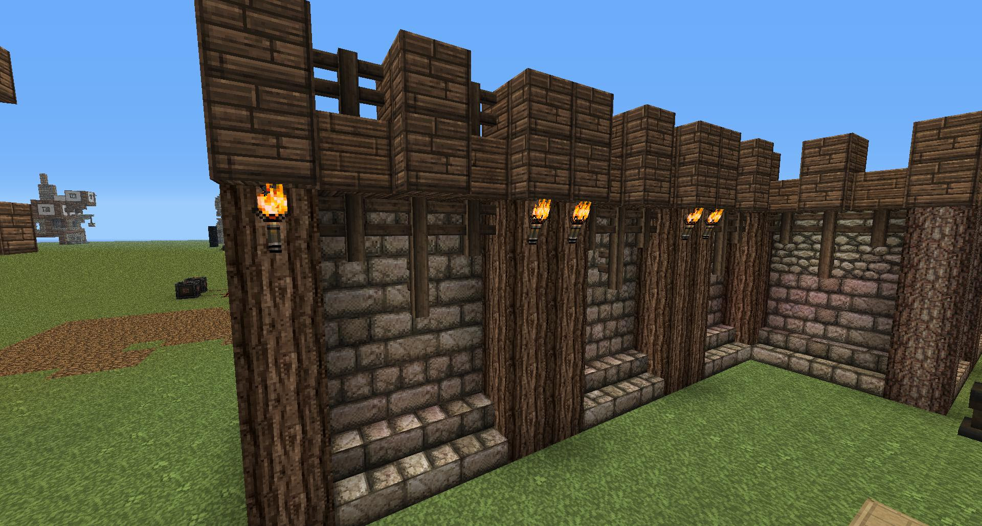Minecraft Village Wall Designs