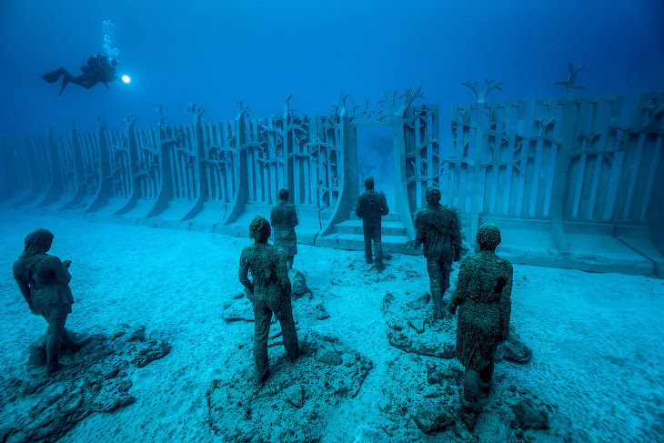 Первый в Европе подводный музей Atlantico Первый в Европе подводный музей Atlantico