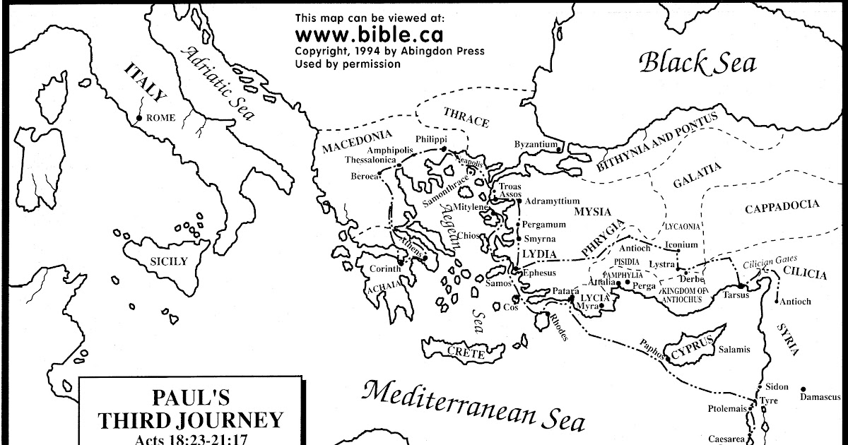 Paul's Second Journey Activity Sheets / Paul's Missionary Journeys