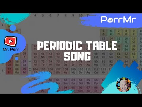 Learning The Periodic Table Song Photos Table And Pillow