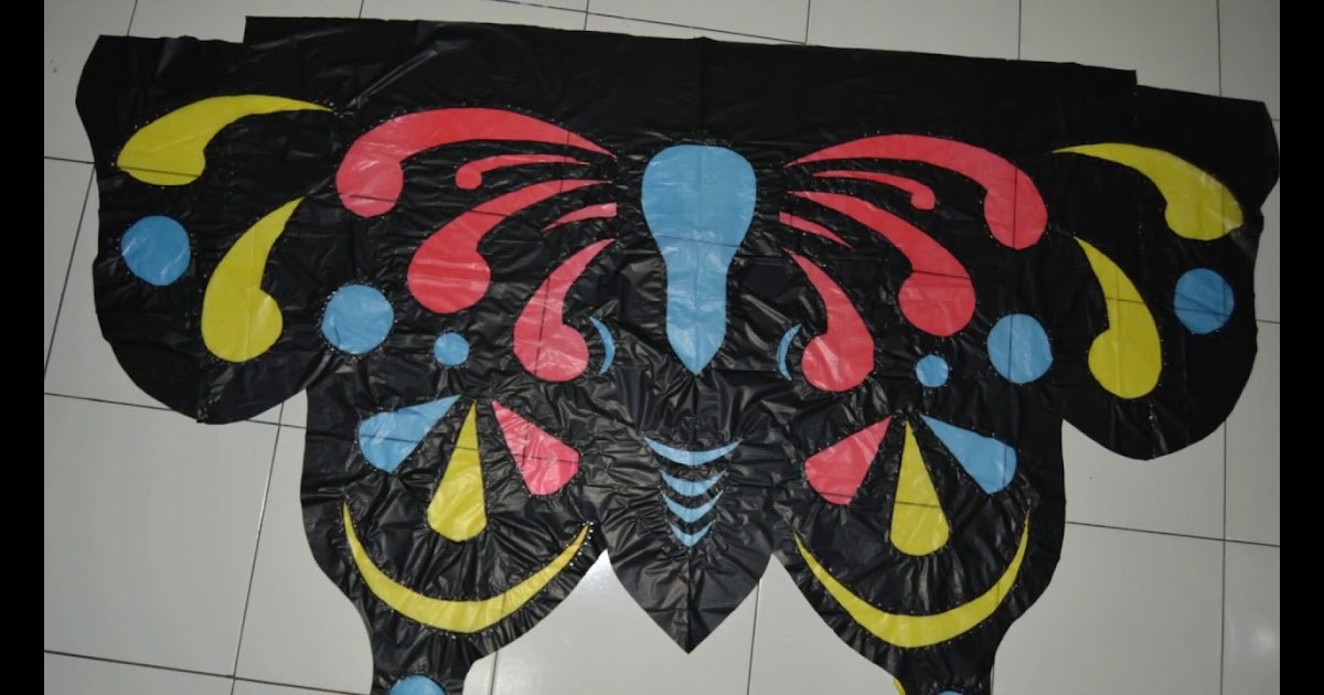 Cara Buat Rangka Layang Layang Kupu Kupu Layangan Unik