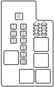 1999 Mazda 626 Fuse Box Diagram / DA_0856 Fuse Box Diagram For 1999