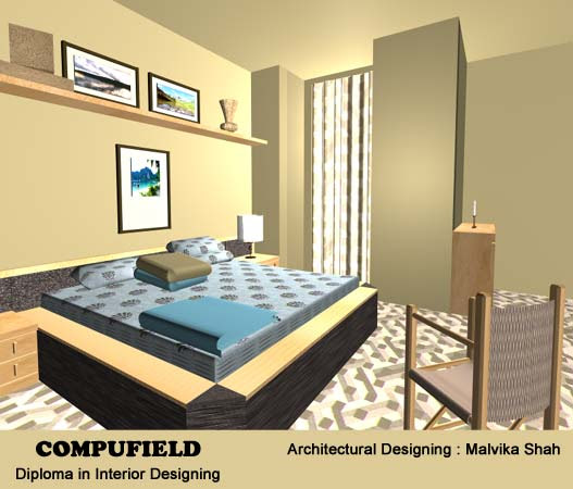 diploma course in interior design and decoration on computer using