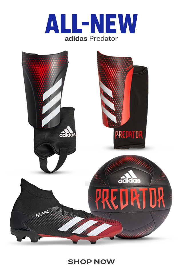 All-New Adidas Predator Soccer Ball and Shin Guards