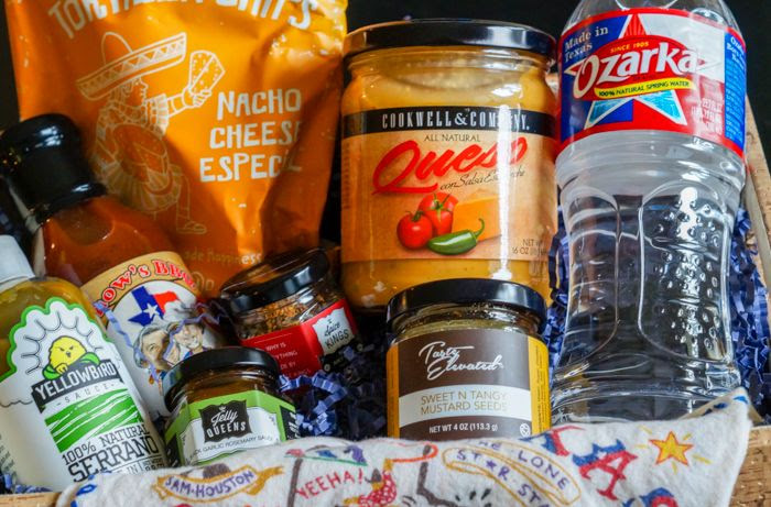 basket of Texas foods