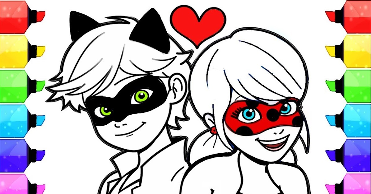 Ladybug And Cat Noir Kwami Coloring Pages - Cute Kwamis From Miraculous