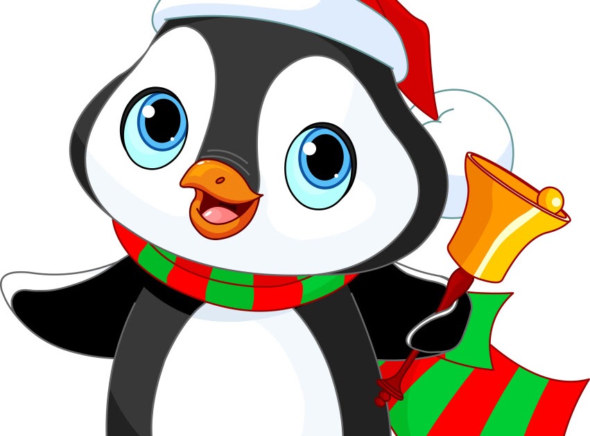 Christmas Penguin - Carinewbi Cute Winter Penguin Wallpaper