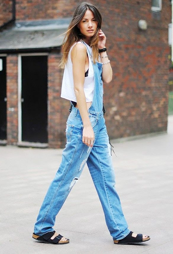 overalls + crop top + birkenstocks // perhaps the most difficult outfit combo ever?