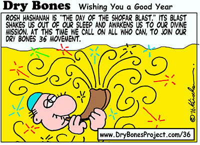 Dry Bones,shofar, 36, Rosh Hashana, Judaism, Jewish culture, 